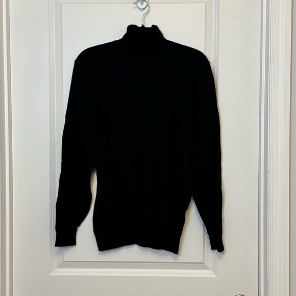 Zara Black Turtleneck Sweater Classic Style - Picture 1 of 3
